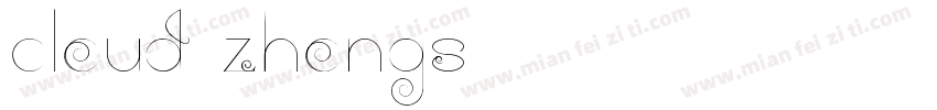 cloud zhongs字体转换